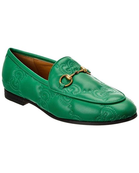 gucci green jordaan loafers|gucci jordaan loafers sale.